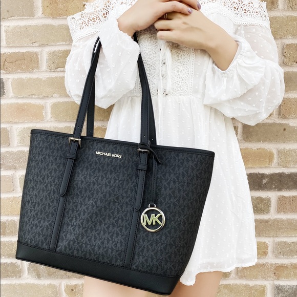 Bundle Michael Kors Tote Wallet Black MK - Picture 4 of 4